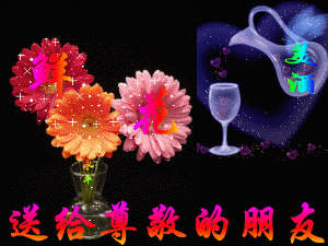 鲜花美酒.gif